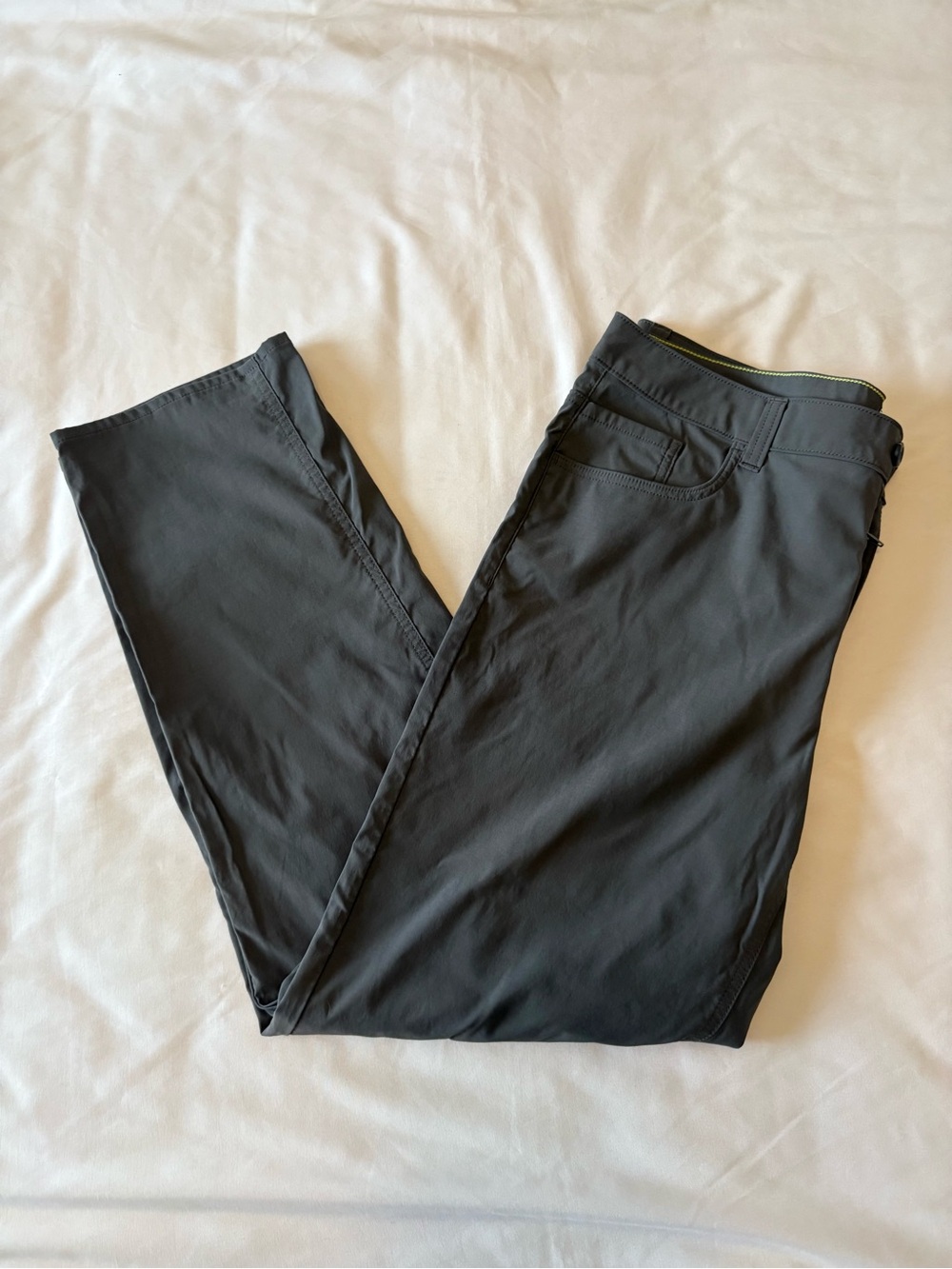 Eddie Bauer Men's Outdoor Hiking Pants in Charcoal Gray